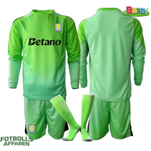 Aston Villa Målvakt Bortaställ Barn 2025-26 Långärmad (+ Korta byxor)